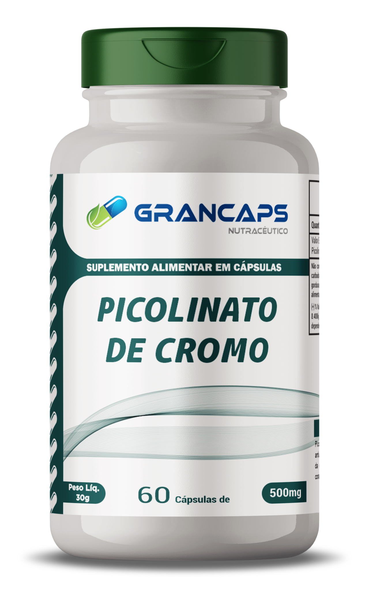 Picolinato De Cromo Mg C Psulas Grancaps